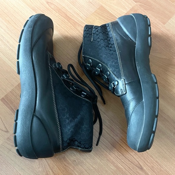 Coach Lace Up  Ankle Boots - Picture 1 of 5
